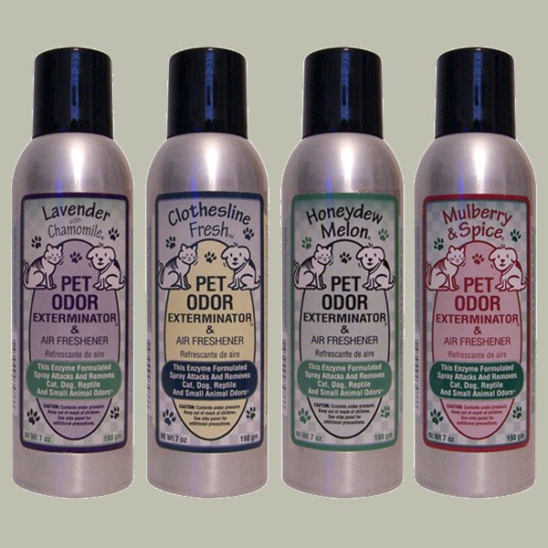 Click Here To Purchase Our Pet Odor Exterminator Aerosol Spray 4 Pack